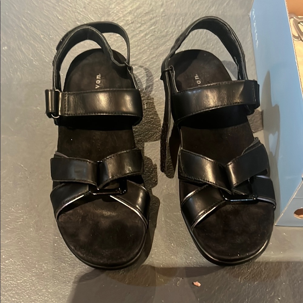 Black Strappy Sandals